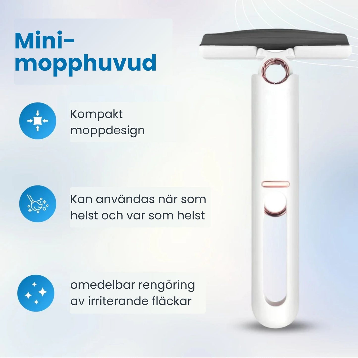 MiniMop™ | Maak Elk Oppervlak Gemakkelijk Schoon!